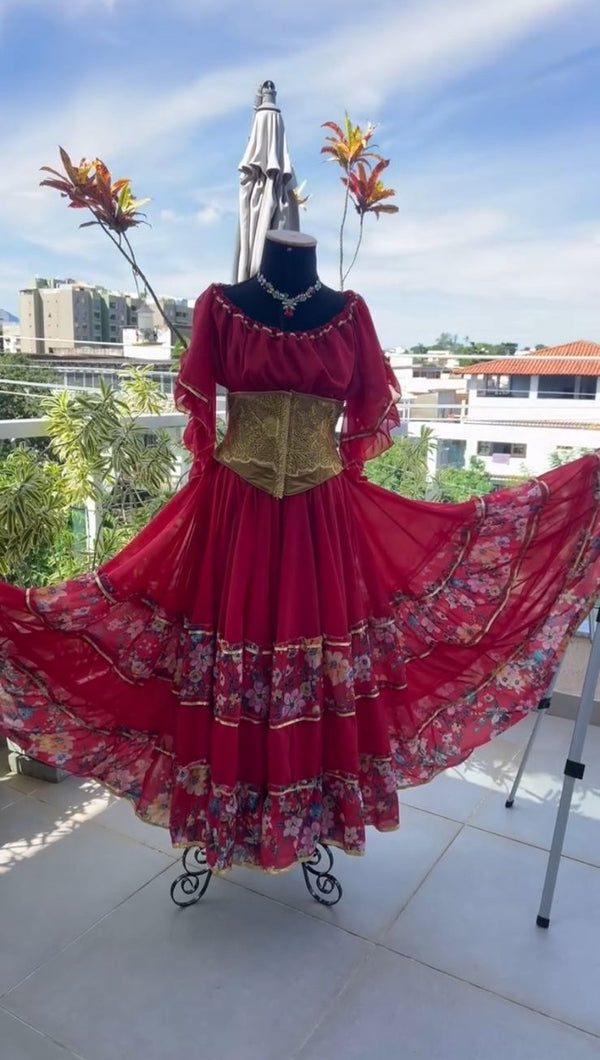 CONJUNTO CIGANA VERMELHO