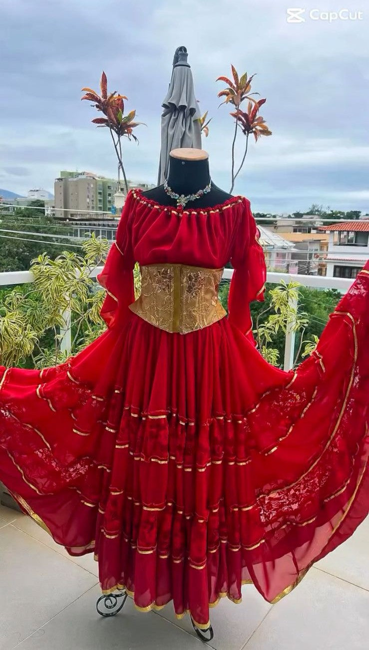 CONJUNTO CIGANA VERMELHO